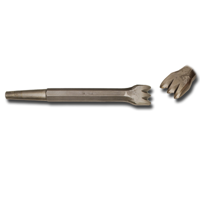 CARBIDE TOOTH CHISEL 1:10 - 30 mm. 3 TEETH
