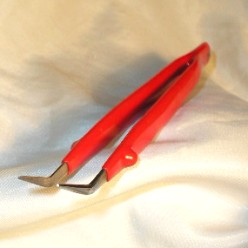 Rubber curved Mosaic tweezers