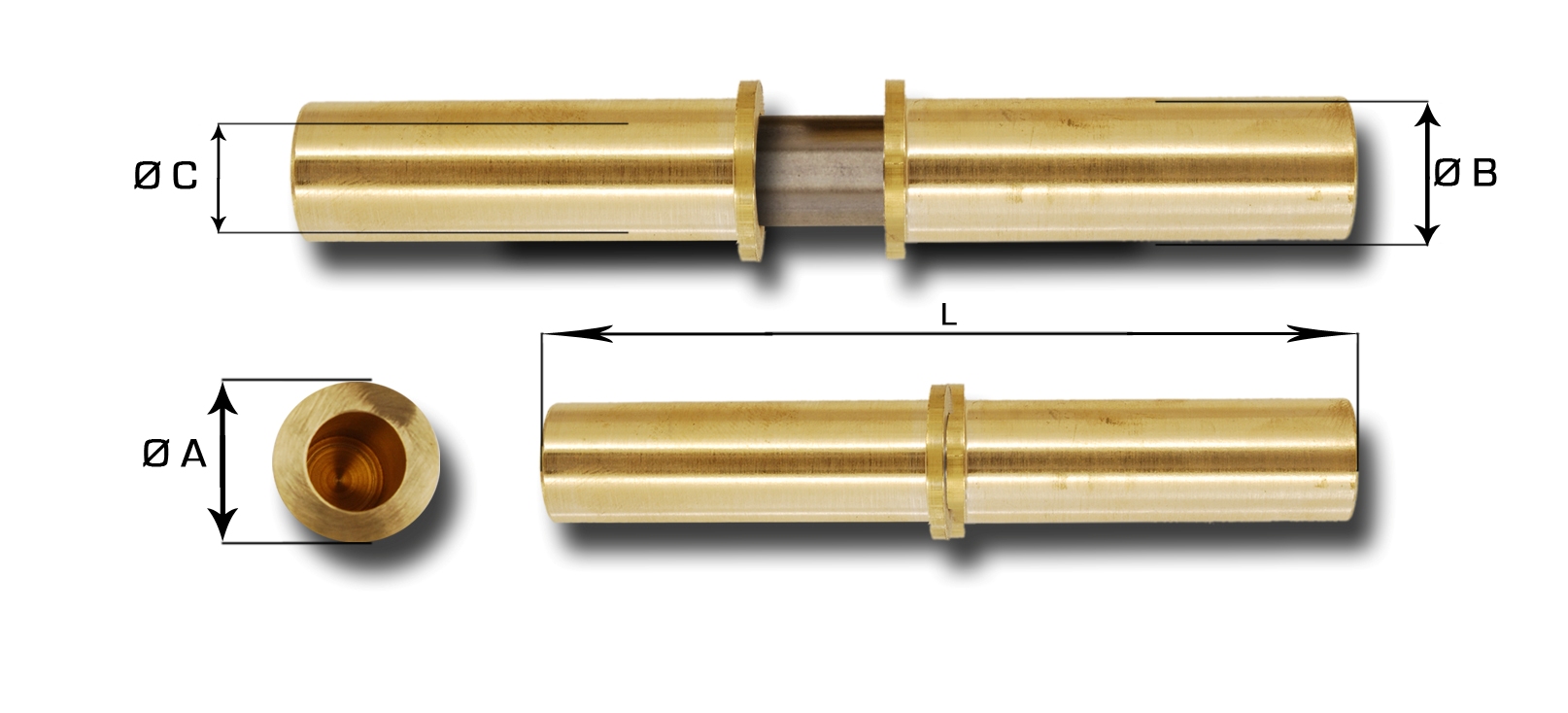 PERNO PER SCULTURA  16 MM - U005