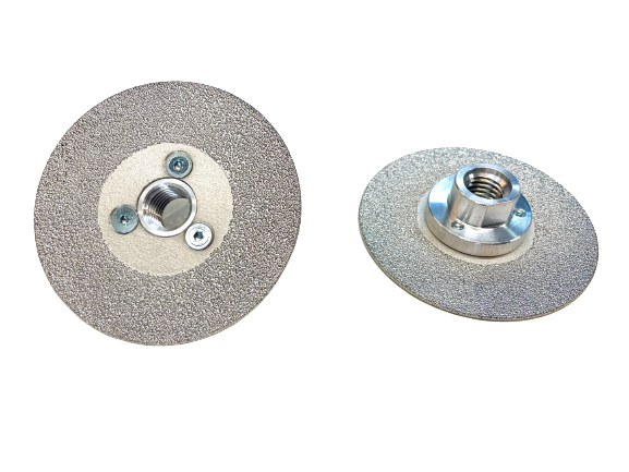 FULL FACE VACUUM BRAZED DIAMOND DISC  80 mm. M14