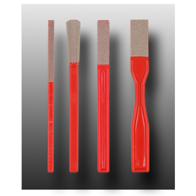 SET 4 LIME DIAMANTATE DIAFACE GRANA 220 ROSSO