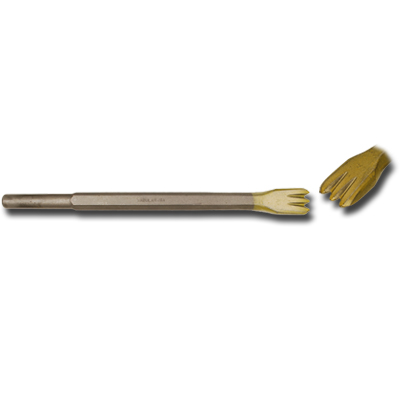 CARBIDE TOOTH CHISEL 5 TEETH mm.20 - mm.12.5 SHANK
