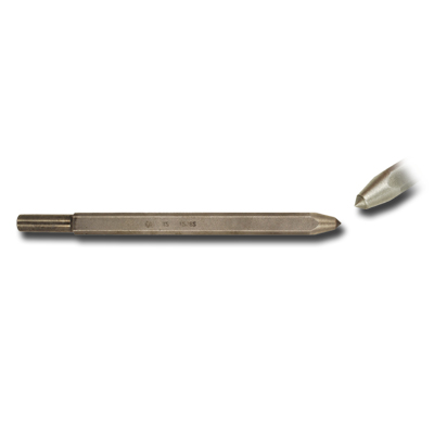 CARBIDE POINT CHISEL 08 mm. - 10,2 mm. SHANK