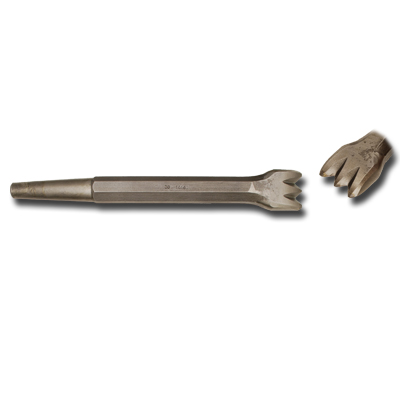 CARBIDE TOOTH CHISEL 1:10 - 30 mm. 6 TEETH