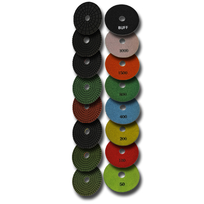 SET 8 DISCS DIAHARD  mm.100 VELCRO