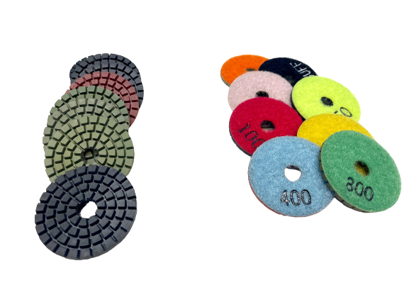 SET 8 DIAHARD VELCRO DISCS  50 mm.