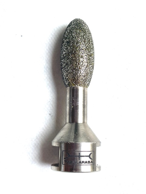 "OVAL" DIAMOND ELECTROPLATED BIT   20x40 mm. M14