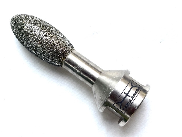 "OVAL" DIAMOND ELECTROPLATED BIT   20x40 mm. M14