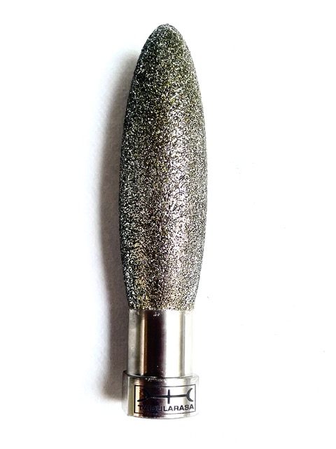 "OVAL" DIAMOND ELECTROPLATED BIT   25x80 mm. M14