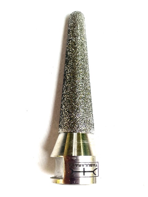 "LONG ROUNDED CONE" DIAMOND ELECTROPLATED BIT 20/10x70 mm. M14