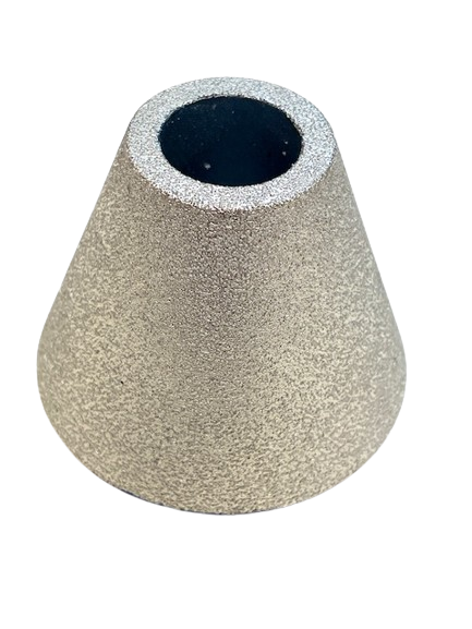 "TRUNCATED CONE" DIAMOND VACUUM BRAZED BIT   75x55 mm. M14